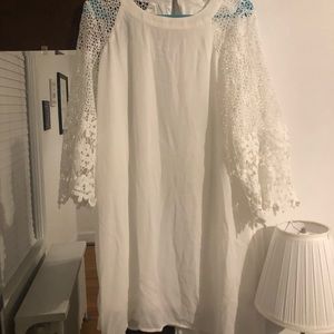 White cocktail dress